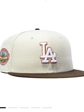 🤍NEW ERA 59FIFTY LOS ANGELES DODGERS 50TH ANNIVERSARY STADIUM PATCH HAT🤍